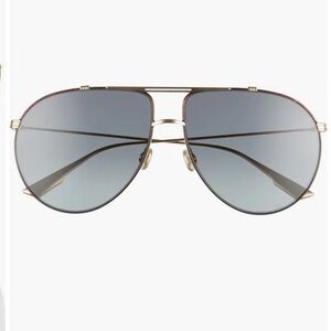 Christian Dior Monsieur 63mm Oversize Aviator Sunglasses